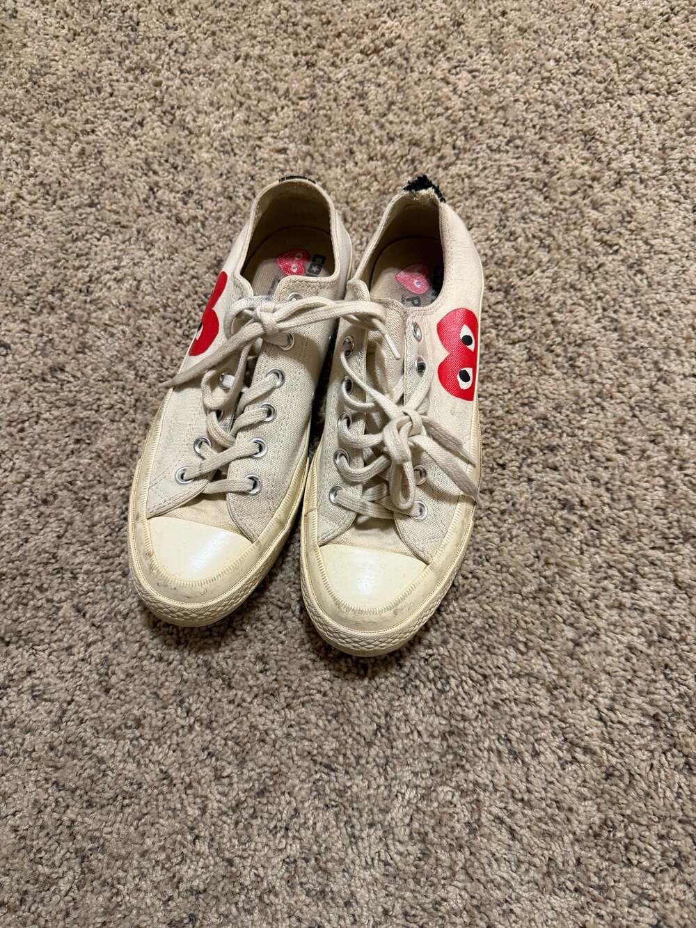 Comme des Garçons PLAY x Converse Chuck Taylor All Star 70 Low White